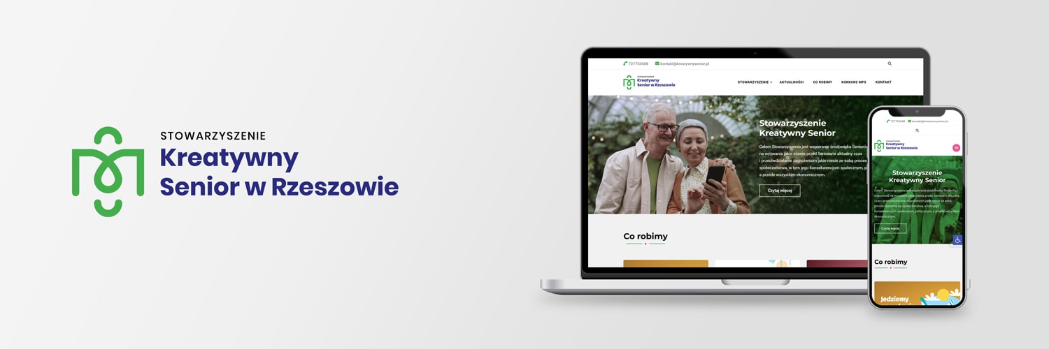 Strona internetowa Stowarzyszenia Kreatywny Senior w Rzeszowie